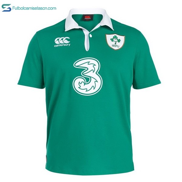 Camiseta Rugby Irlanda Canterbury 1ª 2016
